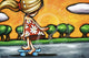 A colorful artwork depicting a girl on a skateboard, capturing her energy and enthusiasm as she glides along.